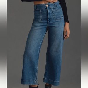 Anthropologie “The Skipper” High Waisted Wide Leg Jeans